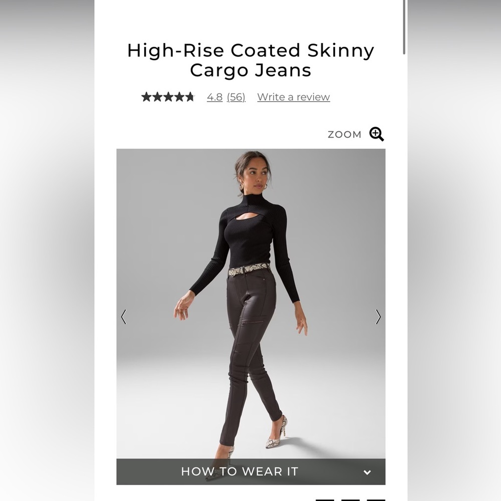 Classy skinny rise pants from White House Black Market. New with tags.